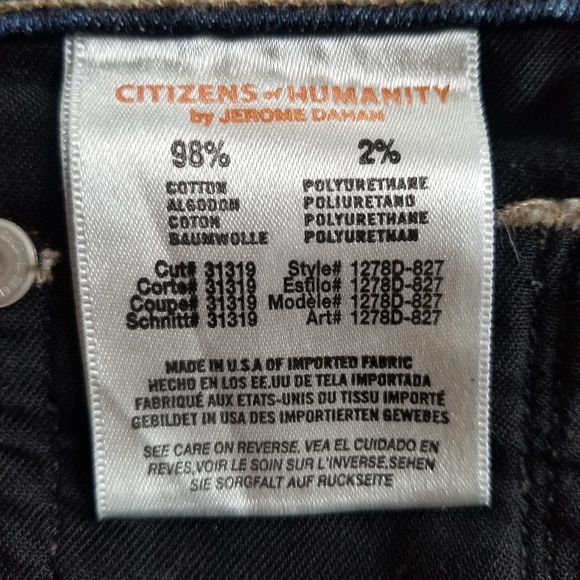 Citizens of Humanity Ava Low Rise Straight Leg Jeans Size 31 - Picture 12 of 13